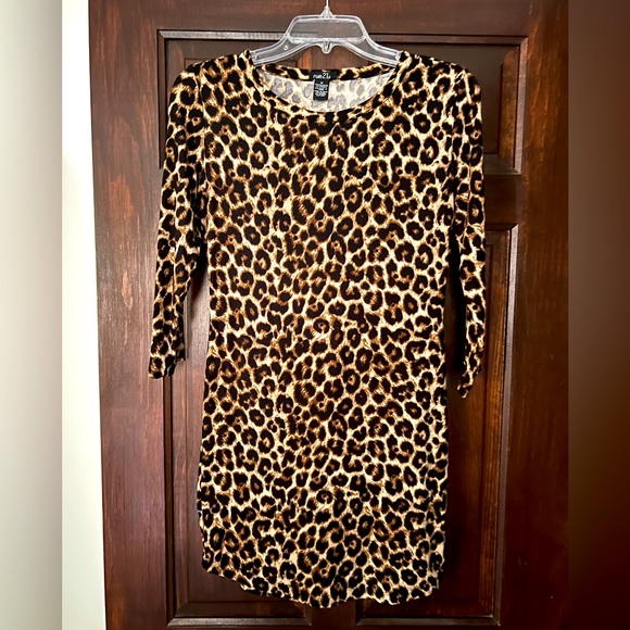 Women’s Leopard Print Dress - Picture 1 of 2